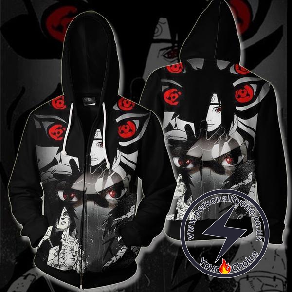 Naruto - Madara Uchiha ZipUp 3D - Naruto Hoodies Jackets